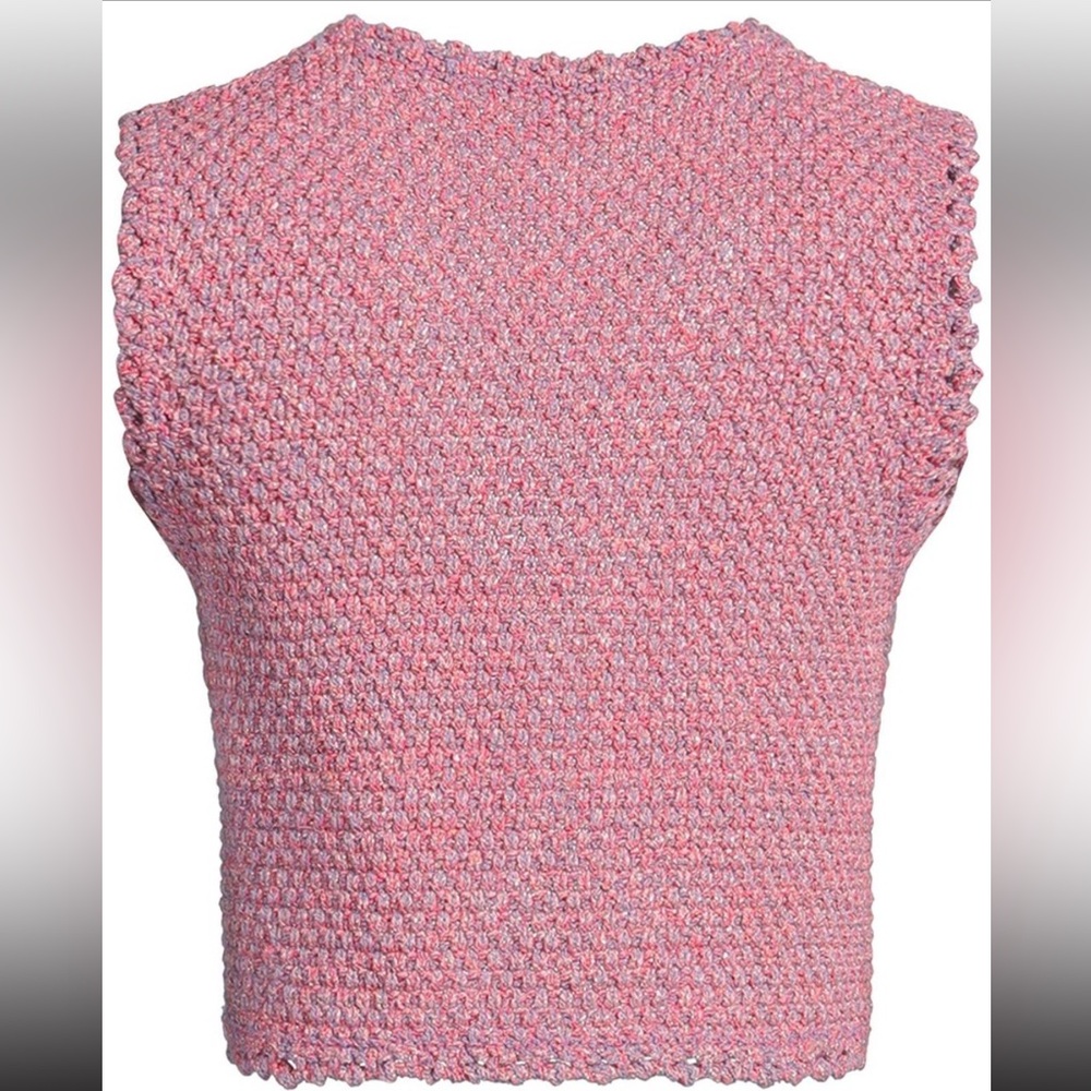 Maje Pink Sweater Vest - Picture 2 of 3